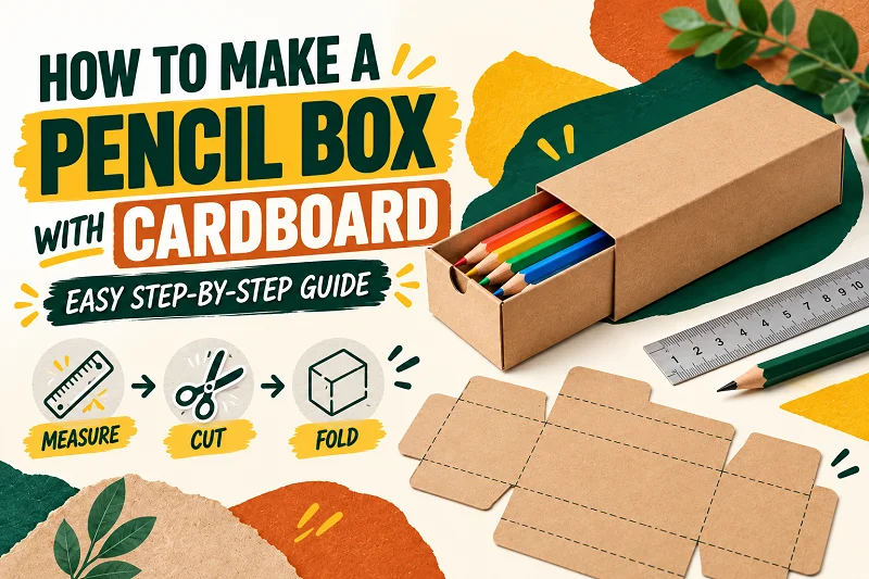 how to make a pencil box with cardboard fine packaging au