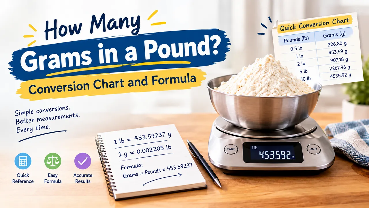  how many grams in a pound conversion chart and formula