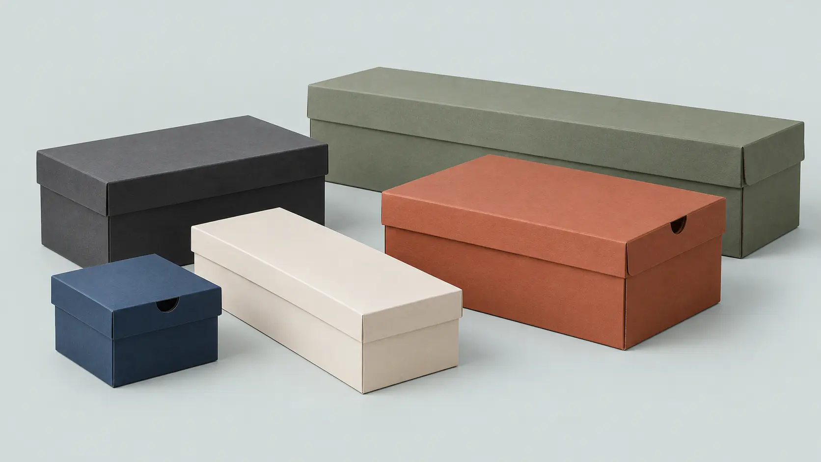 Common shoe box sizes for different footwear types in Australia