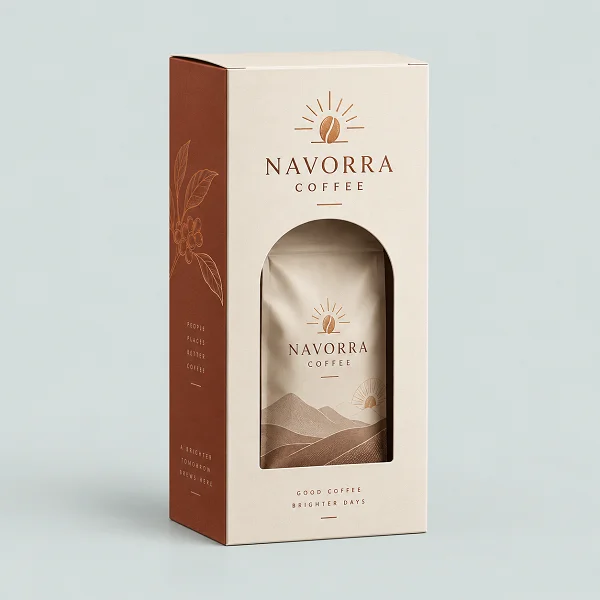 Custom Coffee Box with a Logo