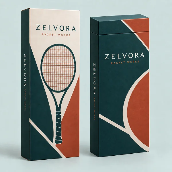 Custom Printed Tennis Racket Packaging Boxes