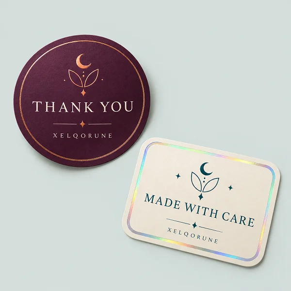 Custom Printed Thank You Stickers for Packaging