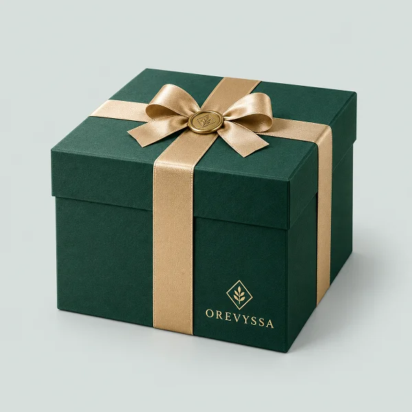 Custom Square Gift Box with a Logo