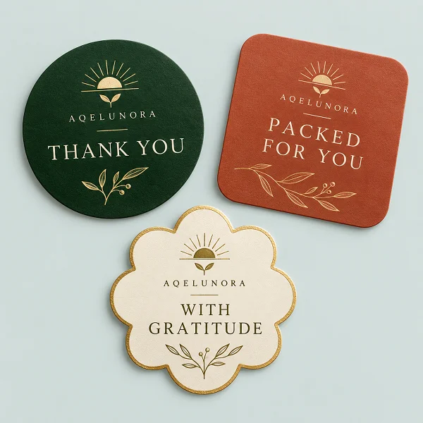 Custom Thank You Stickers in Bulk for Small Business