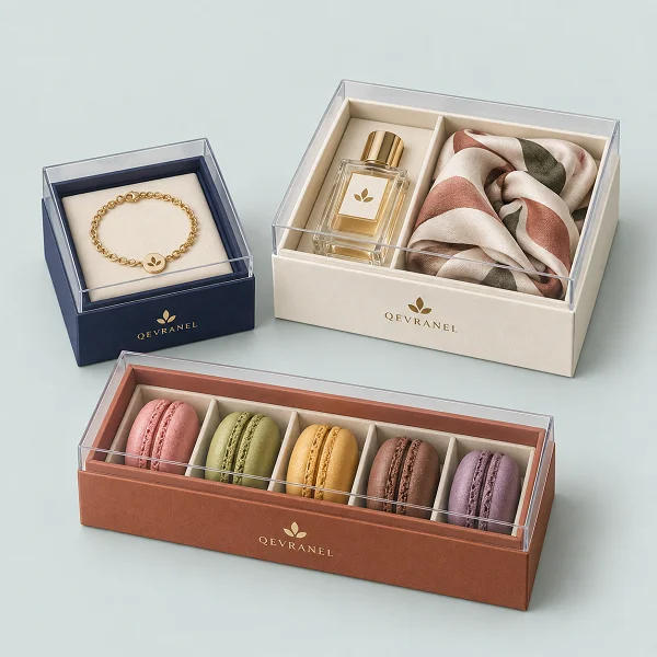 Order Clear Lid Gift Boxes in Bulk by Fine Packaging AU