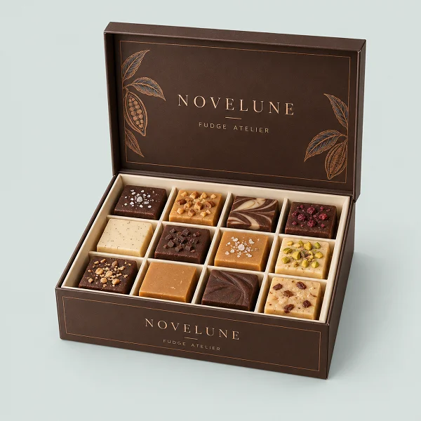 Order Custom Fudge Box with Logo in Australia
