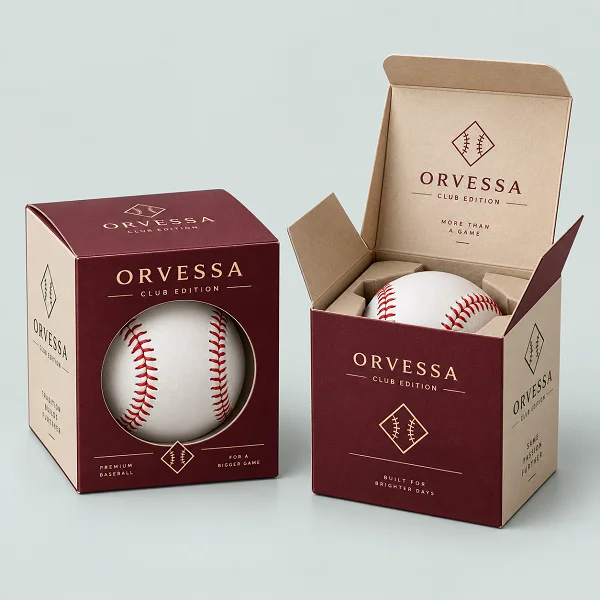 Order Custom Printed Baseball Packaging Boxes