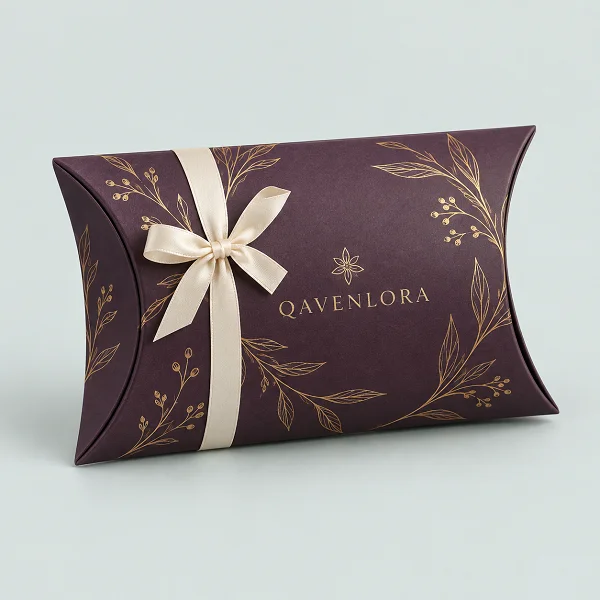 Order Pillow Gift Box with Logo Fine Packaging