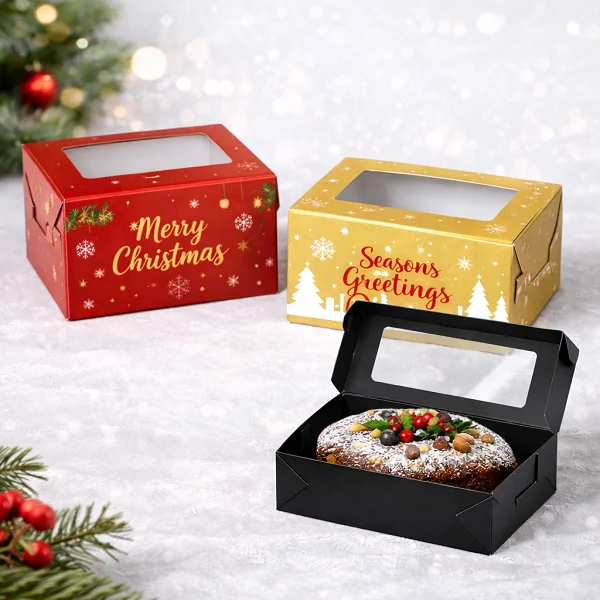 cake box with window wholesale fine packaging
