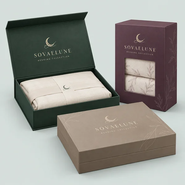 custom bedding packaging boxes in bulk