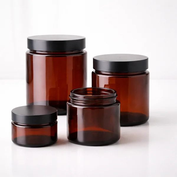 custom brown glass jars wholesale fine packaging au