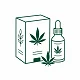 custom cbd boxes icon fine packaging
