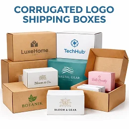 custom corrugated logo shipping boxes au