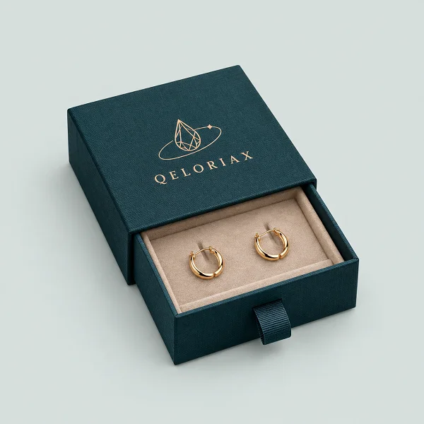custom earring box with a logo in au