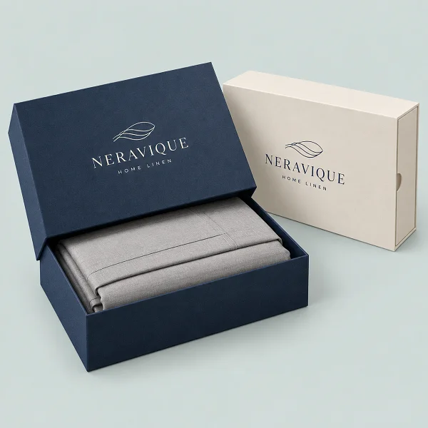 custom printed bedding packaging boxes