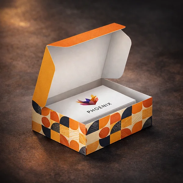 custom printed business card boxes with logo