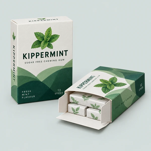 custom printed chewing gum packaging boxes