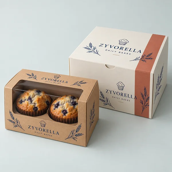 custom printed muffin boxes