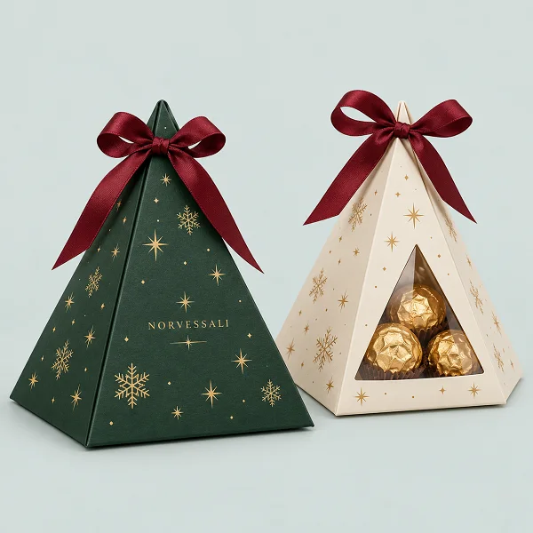 custom printed pyramid packaging boxes