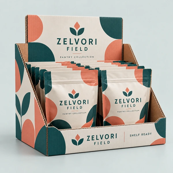 custom shelf ready packaging box with logo