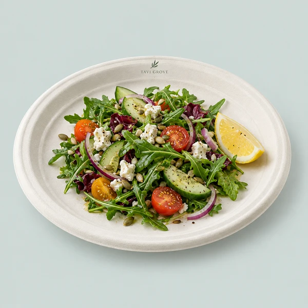 disposable plate with logo