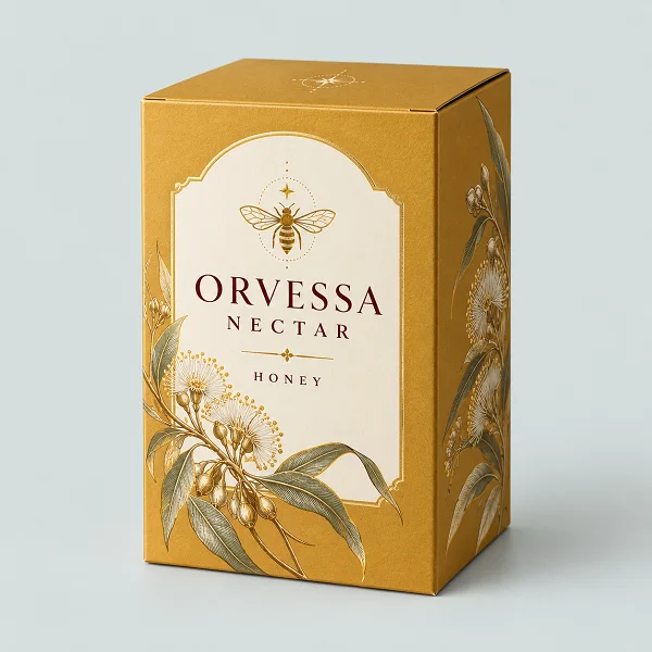 honey packaging box with logo