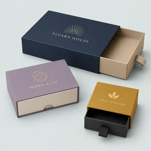 order bulk drawer packaging boxes with logo