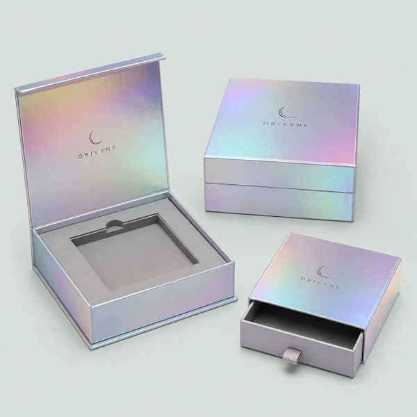 order bulk holographic rigid boxes fine packaging au