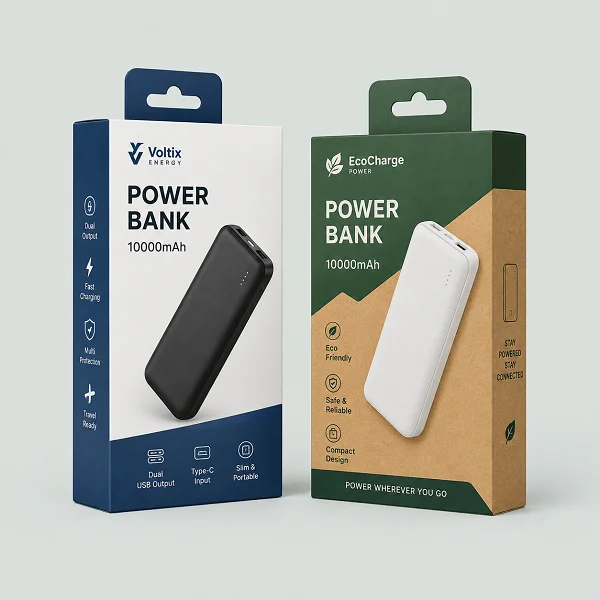 order bulk power bank packaging boxes in australia