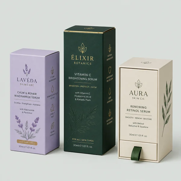 order bulk printed serum packaging boxes australia