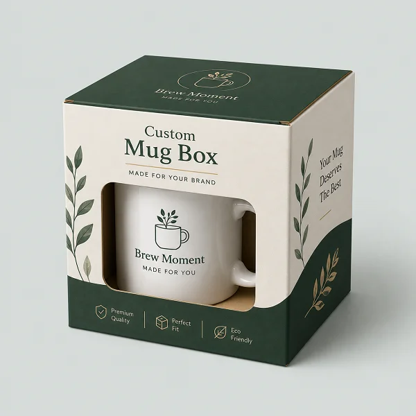 order cardboard mug box with logo
