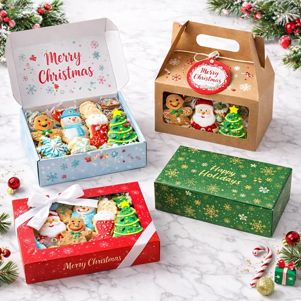 order christmas cookie boxes for gifts australia
