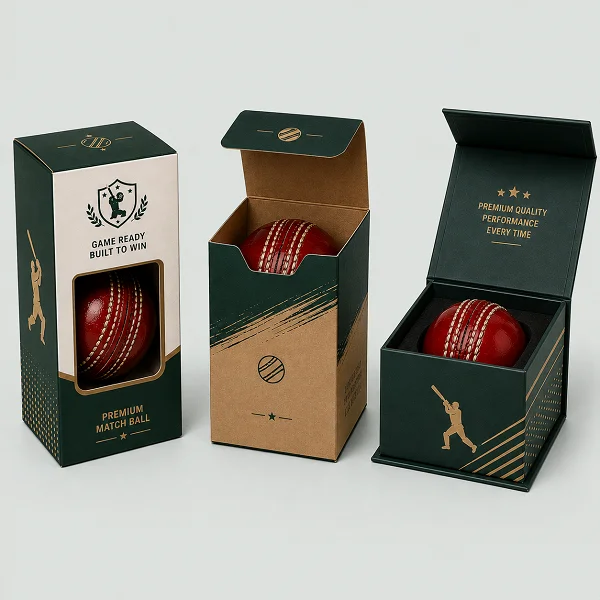 order custom cricket ball packaging boxes wholesale
