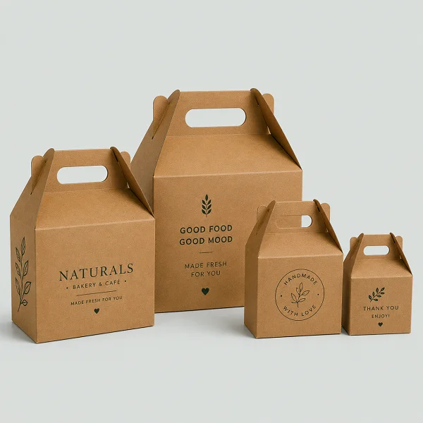 order custom kraft gable boxes wholesale fine packaging