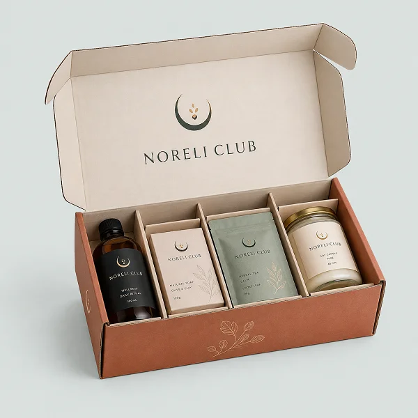 order custom monthly subscription box with logo