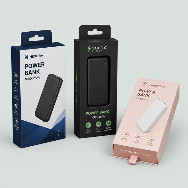 order custom power bank boxes with logo in au