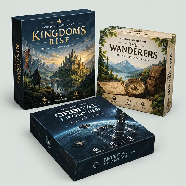 order custom printed board game boxes australia