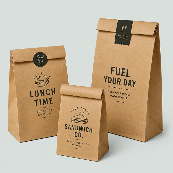 order custom printed food bags with logo wholesale