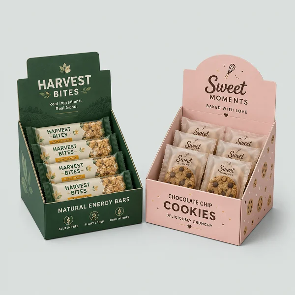 order custom printed food display boxes australia