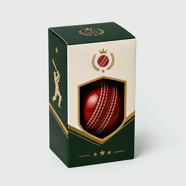 order custom printed single cricket ball box