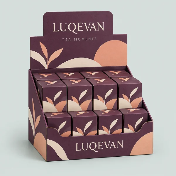 order custom retail display box with logo