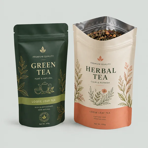 order custom tea mylar bags with logo in australia