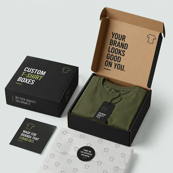 order custom tshirt boxes australia by fine packaging