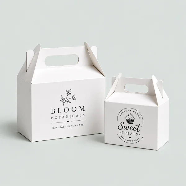 order custom white gable boxes australia fine packaging
