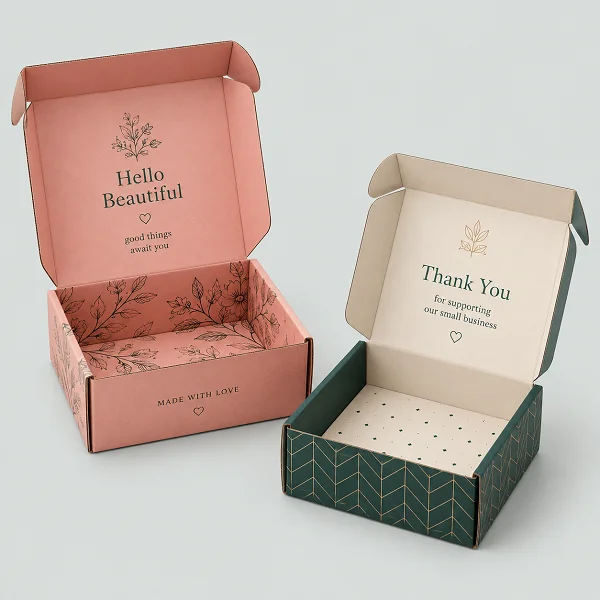order decorative mailer packaging boxes with logo