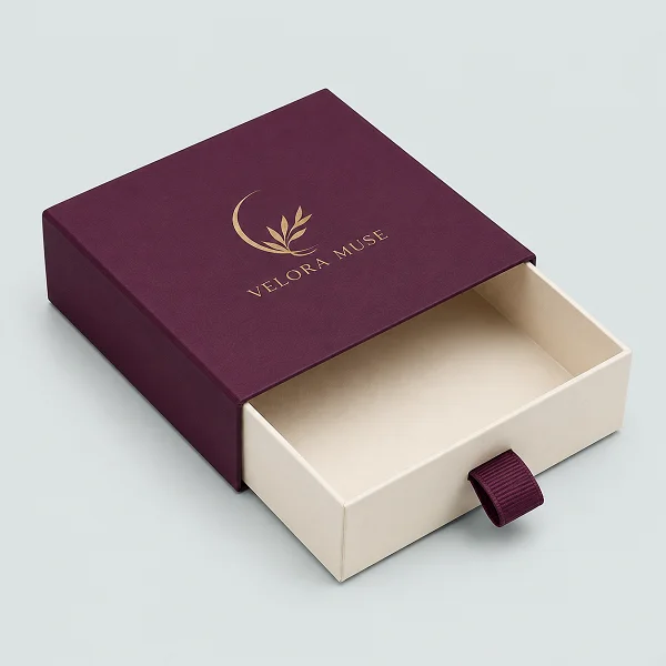 order drawer box with logo by fine packaging au
