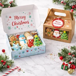 order holiday cookie packaging boxes australia