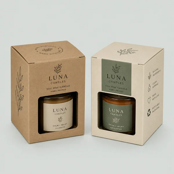 order personalised kraft candle boxes in australia