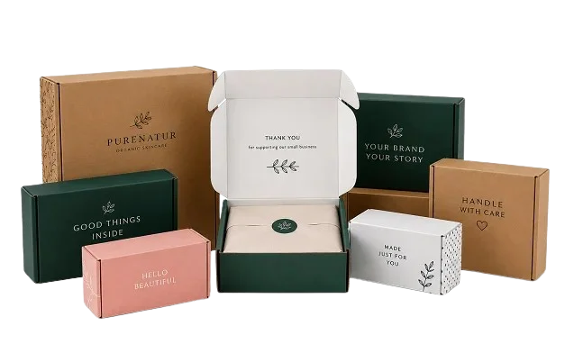 order printed ecommerce packaging boxes with logo