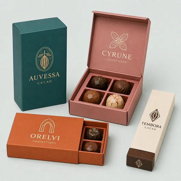 order wholesale cardboard chocolate boxes fine packaging
